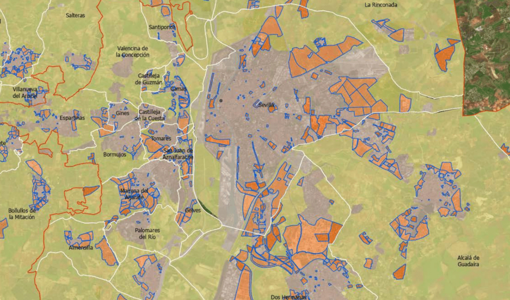 Mapa Sevilla City One