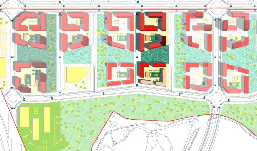 La promotora Via Agora ha encargado a EDDEA Architecture & Urbanism la redacción del proyecto de 313 viviendas plurifamiliares sobre la Parcela R06 del Sector 1 de Santa Barbara.